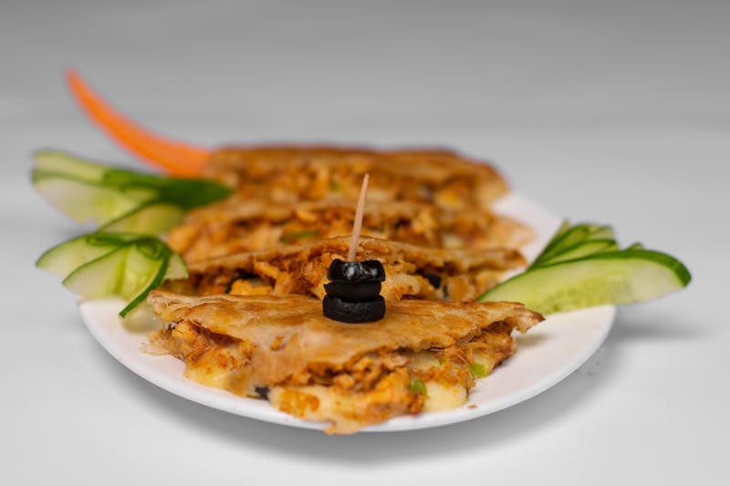 Chicken power bowl with fresh toppings